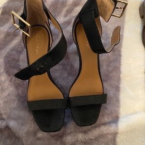 Black Calvin Klein heels